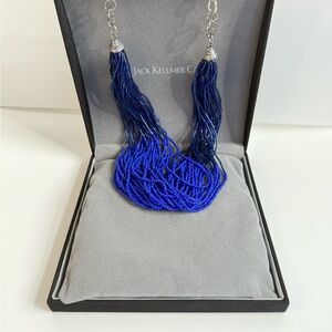 Jack Kellmer Blue Statement Necklace